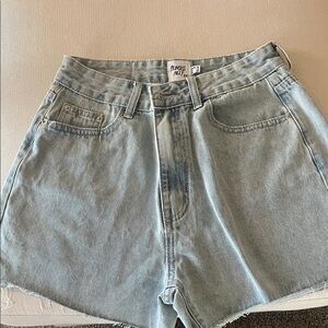 Madewell Women's Faded Blue Jean Shorts